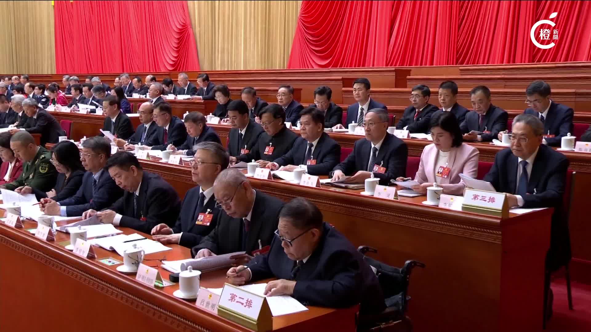 直播｜十四屆全國人大四次會議第二次全體會議